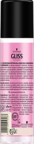 Gliss Kur Liquid Silk Express Repair Conditioner Spray 200ml / 6.7 Fl. Oz.