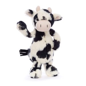 Jellycat Bashful Cow Calf Stuffed Animal, Medium, 12 inches