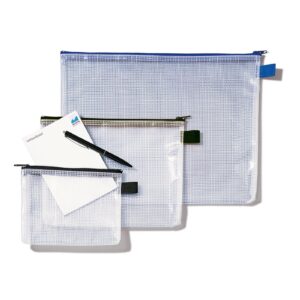 rexel mesh bag with black zip