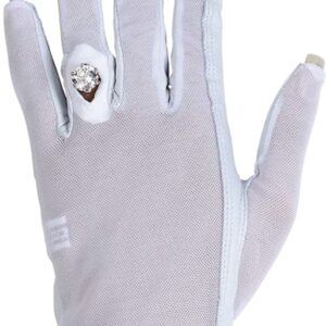 Lady Classic Solar Nail and Ring Glove, White, Small, Right Hand