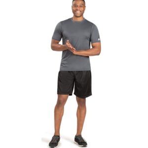 Russell Athletic Mens 9" Mesh Shorts, Black, Medium US