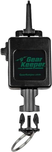 Gear Keeper Net Retractors | Features Various Mounting Options with QC-II Split Ring Accessory | Ideal for Fly Fishing and Kayak Fishing | Made in USA