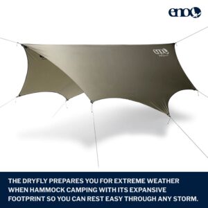 ENO, Eagles Nest Outfitters DryFly Rain Tarp, Ultralight Hammock Accessory