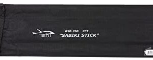 Ahi RSB-700 Sabiki Stick Bait Catcher Rod, 7-Feet, 3 Pc Black