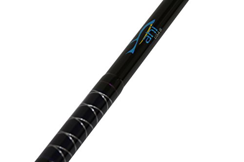 Ahi RSB-700 Sabiki Stick Bait Catcher Rod, 7-Feet, 3 Pc Black