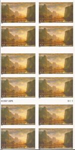 yosemite valley - albert bierstadt #4346 booklet of 20 x 42¢ us postage stamps