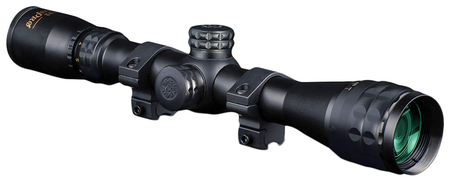 KONUS - KonusPro 7267 - 3X-9X32mm Riflescope With Adjustable Objective and Mounting Rings , Matte Black