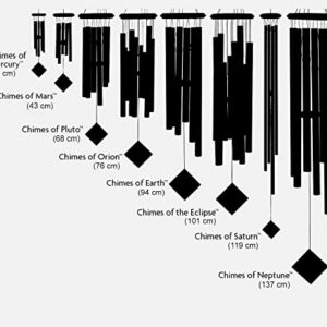 Woodstock Chimes Encore Collection, Chimes of Pluto, 27'' Black Wind Chimes for Outdoor, Patio, Home or Garden Décor (DCK27)