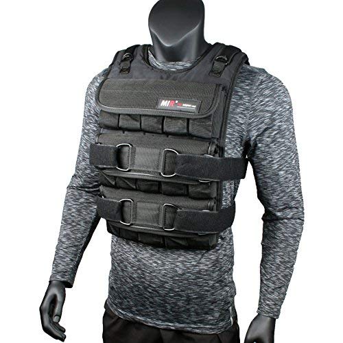 MIR PRO Weighted Vest With Zipper Option 45lbs - 90lbs (45LBS, STANDARD)