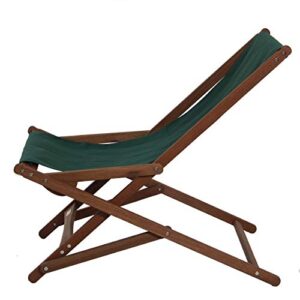 BYER OF MAINE Pangean Glider Chair - Portable Camping Chair, Outside Furniture, Foldable Chair and Space Saving Furniture - Wood, Holds Up to 250 pounds, Green