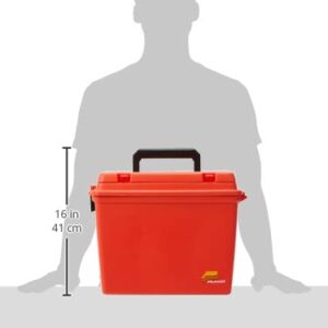 Plano Extra Large Dry Storage Box with Tray Orange