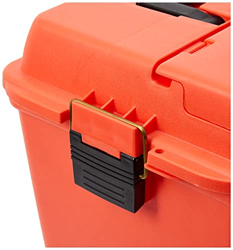 Plano Extra Large Dry Storage Box with Tray Orange