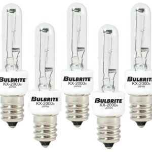 Bulbrite KX40CL/E12 Candelabra Screw Base (E12) Light Bulb, 1 Count (Pack of 1), Clear