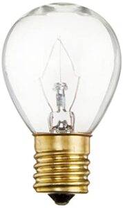 satco s3629 intermediate base 40-watt s11 light bulb, clear, 1 count (pack of 1)