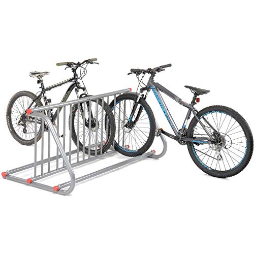 Global Industrial 59-3/4"L Grid Bike Rack, Double Sided, Powder Coated Steel, 10-Bike Capacity