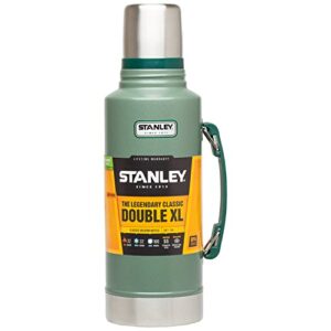 stanley classic hammertone green vacuum bottle 2qt