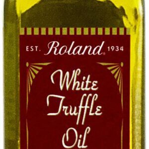 Roland Foods White Truffle Oil with Truffle Pieces, 1.86 Fl Oz Bottle, Pack of 2