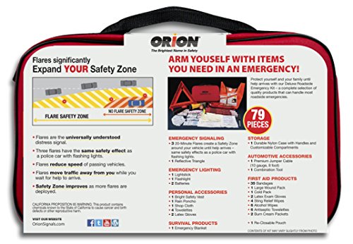 Orion Safety Products 8901 Deluxe Roadside Emergency Kit