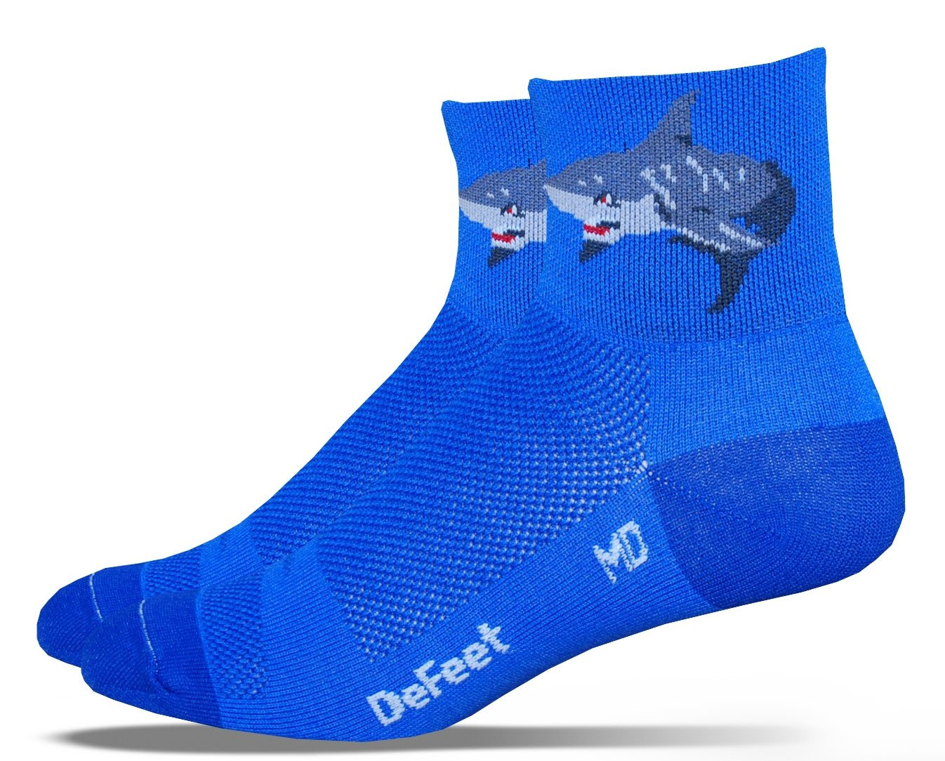 DeFeet AirEator 2.5in Attack! Cycling/Running Socks - AIRATT (L)