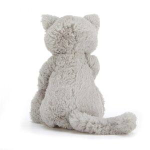 Jellycat Bashful Grey Kitty Cat Stuffed Animal Plush, Medium, 12 inches