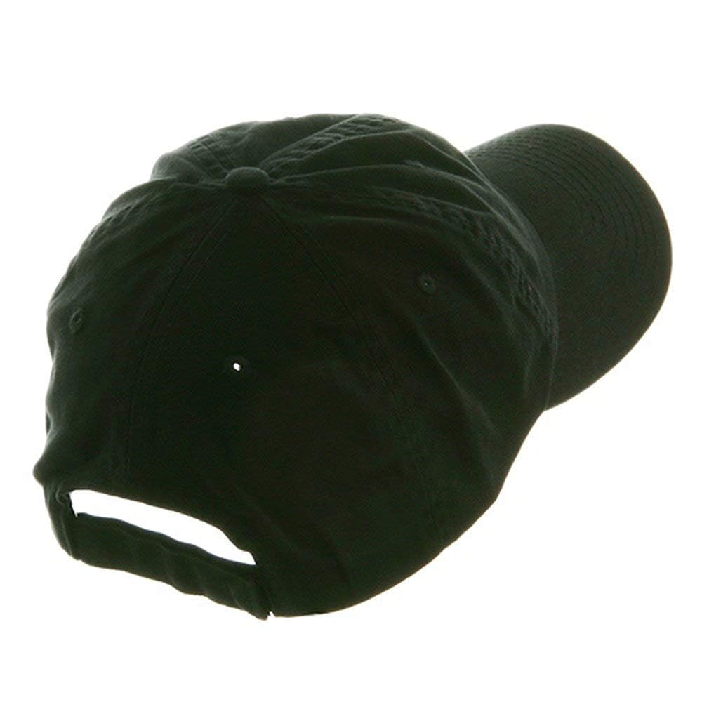 Low Profile Dyed Cotton Twill Cap - Black W39S55D