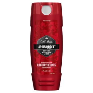 old spice body wash red zone, swagger, 16-ounce bottle (pack of 3)