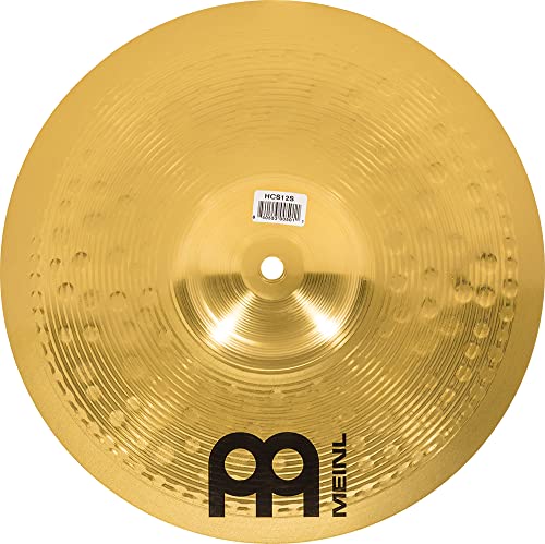 Meinl Cymbals HCS 12" Splash Cymbal for Drum Set — Made in Germany — Traditional Medium Brass, 2-Year Warranty, 12 inch (HCS12S)