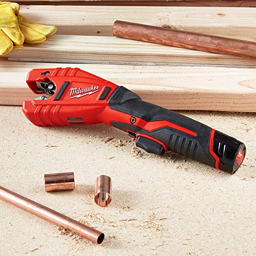 Milwaukee 2471-20 M12 Cordless Lithium Ion 500 RPM Copper Pipe and Tubing Cutter Adjustable from 3/8" to 1â€ Diameters (Battery Not Included, Power Tool Only)