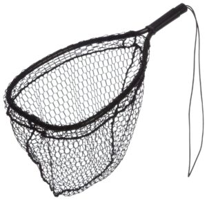 ed cumings inc b-135 ed cumings fish saver landing net (black, 14-inch x 11-inch bow x 19 1/2-inch overall length x 12-inch depth)