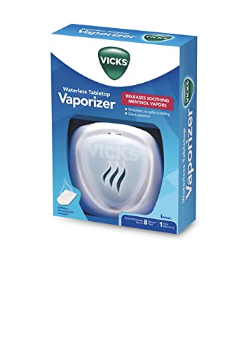 Vicks Waterless Menthol Vaporizer for Adults, 5 Pads