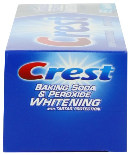 Crest Baking Soda And Peroxide Whitening With Tartar Protection Fresh Mint Flavor Toothpaste 8.2 Oz (Pack of 6)