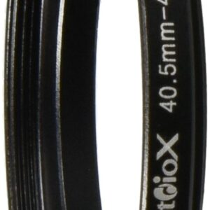 Fotodiox Metal Step Up Ring, Anodized Black Metal 40.5mm-49mm 40.5-49 mm