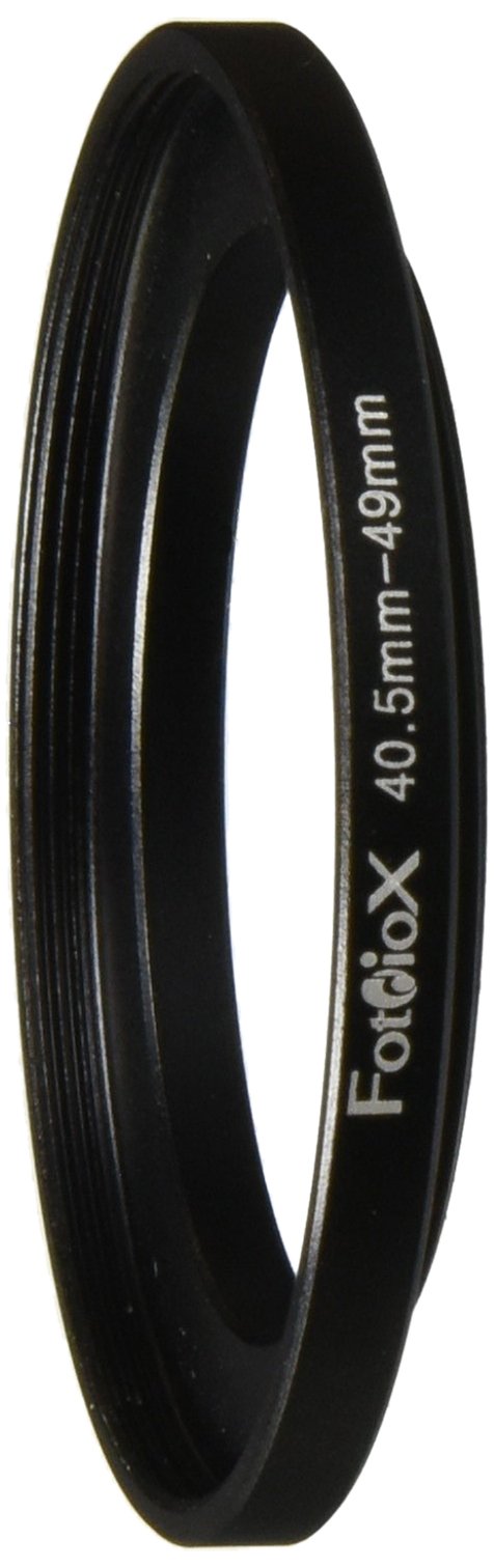 Fotodiox Metal Step Up Ring, Anodized Black Metal 40.5mm-49mm 40.5-49 mm