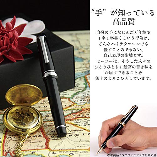 Sailor Fountain Pen Professional gear silver 112037420 Middle Point