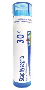 boiron staphysagria 30c (pack of 5), homeopathic medicine for surgical wounds