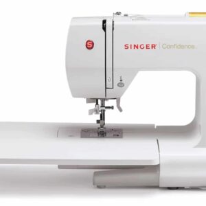 SINGER | Confidence 7469Q Computerized & Quilting Sewing Machine with Built-In Needle Threader, 98 Built-In Stitches - Sewing Made Easy, White