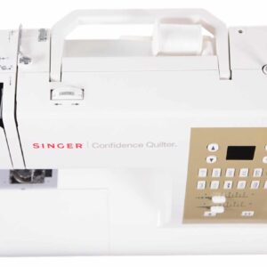 SINGER | Confidence 7469Q Computerized & Quilting Sewing Machine with Built-In Needle Threader, 98 Built-In Stitches - Sewing Made Easy, White