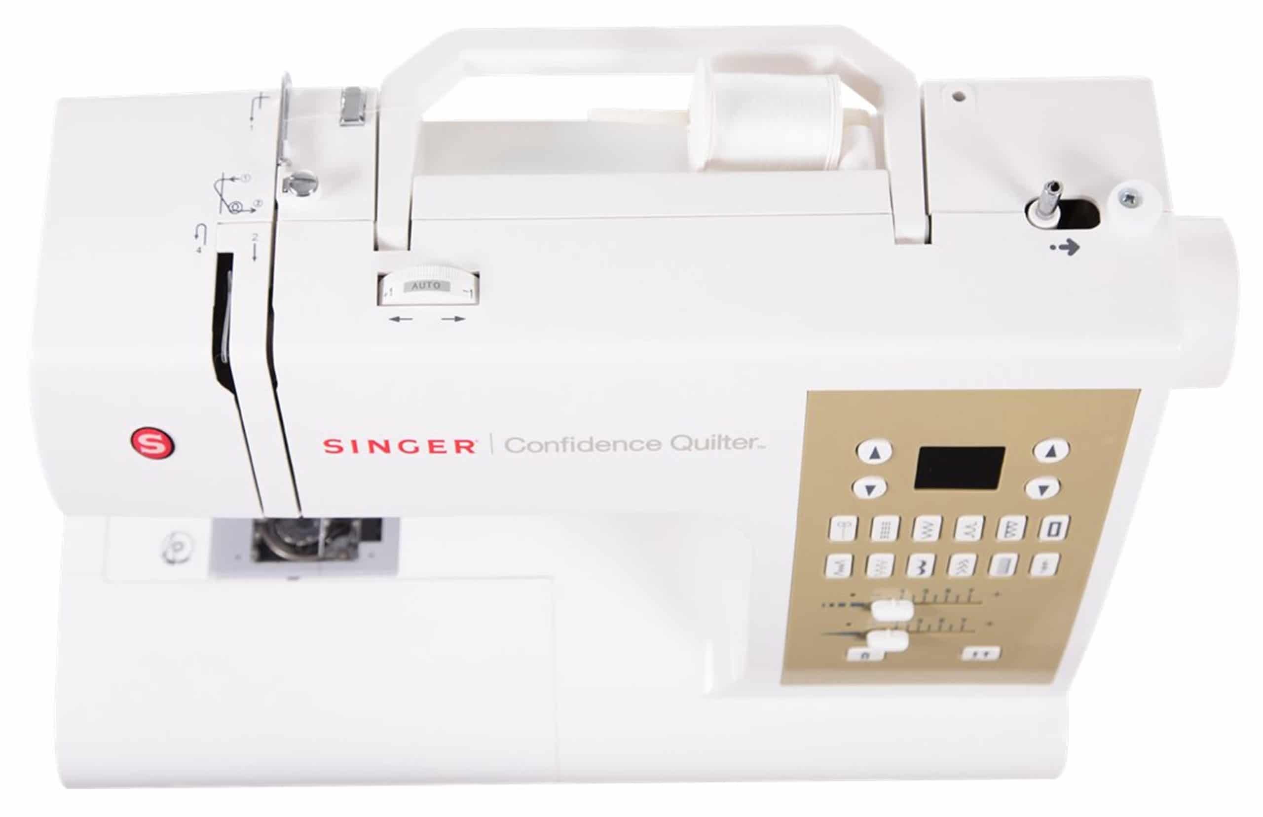 SINGER | Confidence 7469Q Computerized & Quilting Sewing Machine with Built-In Needle Threader, 98 Built-In Stitches - Sewing Made Easy, White