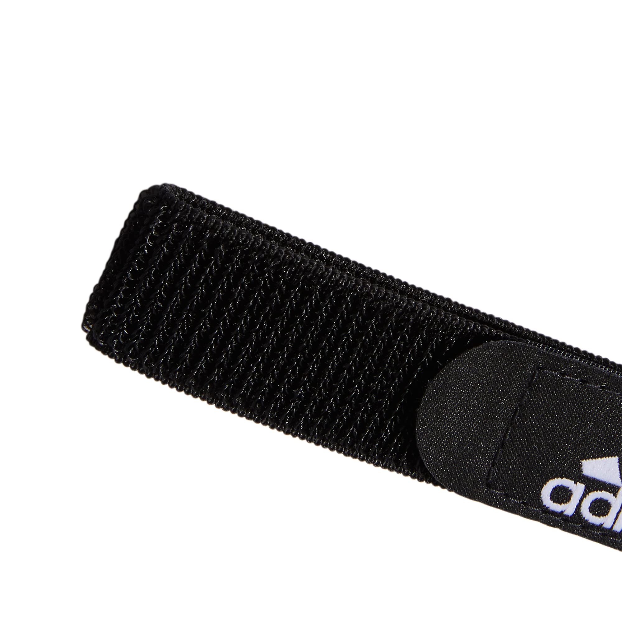 adidas Soccer Shin Guard Strap, Black, One Size