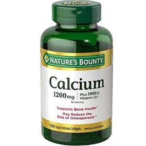 nature's bounty calcium plus vitamin d, 120 count (pack of 2)