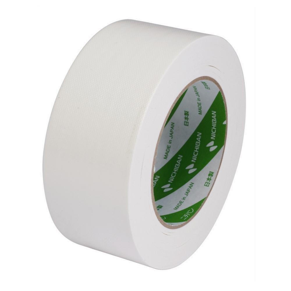 Nichiban 102N5-50 Cloth Tape, 2.0 inches (50 mm) x 86.5 ft (25 m) Roll, White