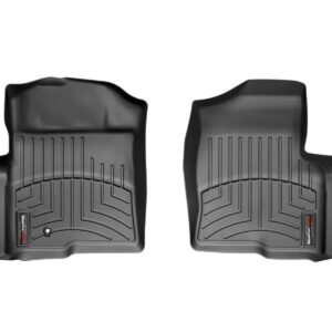 WeatherTech Custom Fit FloorLiners for Ford F-150, F-150 SVT Raptor - 1st Row (441791), Black