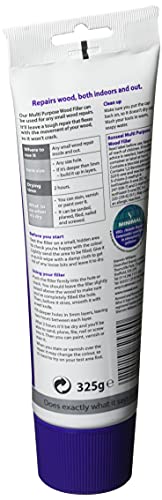 Ronseal Multi Purpose Wood Filler 325g, White