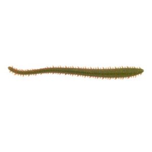 berkley gulp! sandworm saltwater fishing soft bait, camo, 2in, green