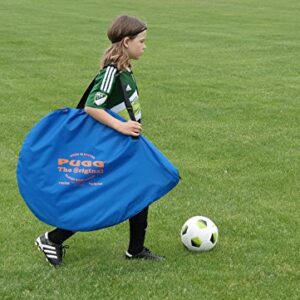 PUGG 4 Foot Pop Up Soccer Goal - Portable Training Futsal Football Net - The Original Pickup Game Goal (Two Goals & Bag)