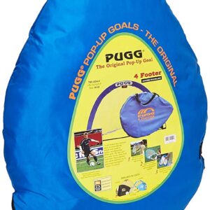 PUGG 4 Foot Pop Up Soccer Goal - Portable Training Futsal Football Net - The Original Pickup Game Goal (Two Goals & Bag)