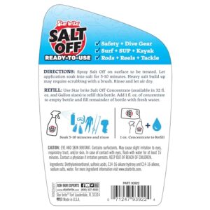 STAR BRITE Salt Off Ready-to-Use Spray - Ultimate Salt Remover Wash for Boats, Vehicles, Outdoor Gear and More - 22 OZ (093922)