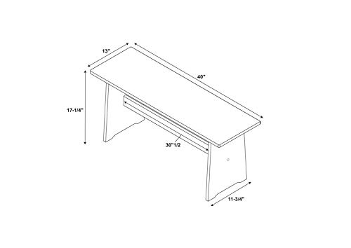 Linon Ardmore Kitchen Nook Set, White