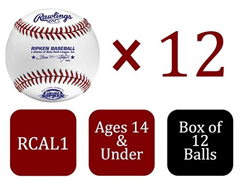 Rawlings | CAL RIPKEN LEAGUE Baseballs | Competition Grade | RCAL1 | Youth/14U | 12 Count