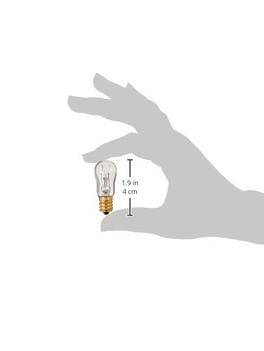 Westinghouse 0452500, 6 Watt, 130 Volt Clear Incandescent S6 Light Bulb, 1500 Hour 32 Lumen